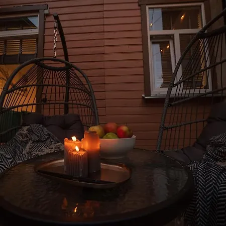 Cozy Terrace & Free Parking In The Heart Of Apartament *