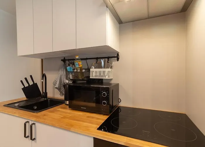 公寓 Cozy Terrace & Free Parking In The Heart Of